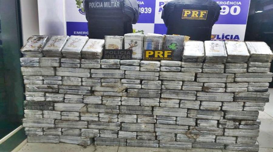 Ação integrada entre PRF, PF e PM resulta na apreensão de mais de 500 kg de Cocaína 1