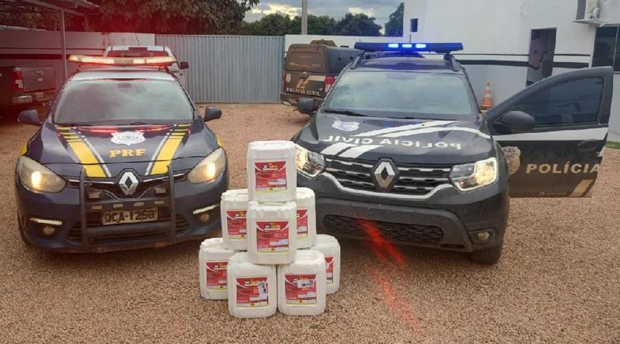 Polícia Civil apreende 400 litros de agrotóxico contrabandeado na região de Querência 1