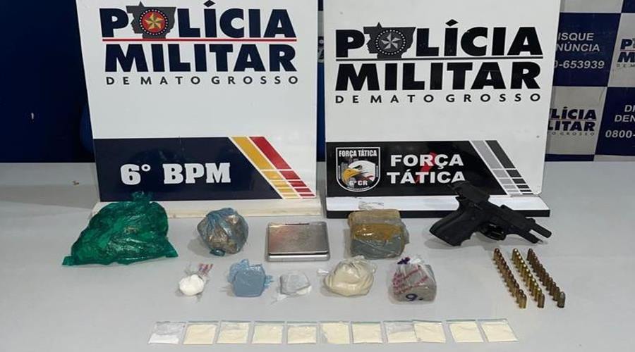 FT prende suspeito por tráfico e apreende arma de fogo, drogas e munições 1