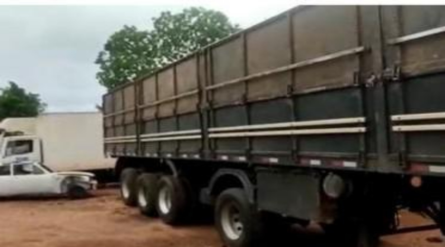 Carreta roubada em Campo Verde é localizada pela Polícia em pátio de empresa em Cuiabá 1