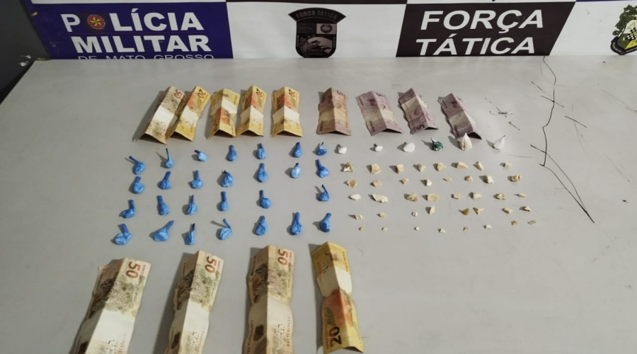 Dois homens são presos pela Força Tática na Vila Canaã e papelotes de cocaína são apreendidos 1