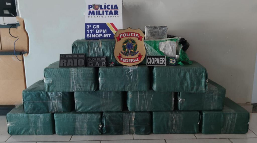 Ação integrada prende piloto e apreende 462 kg de cocaína em aeronave em Sinop 1