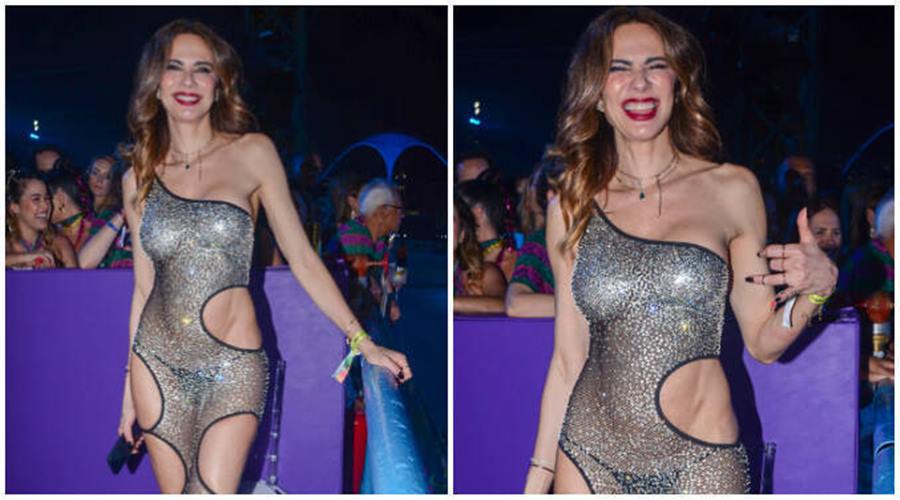 Luciana Gimenez curte Carnaval na Sapucaí após acidente grave na neve e boatos de fim de namoro 1