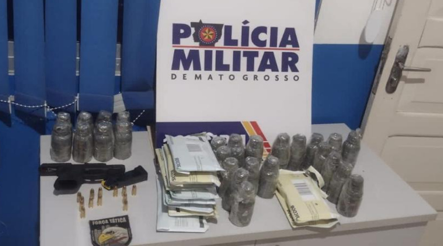 Força Tática prende homem com 26 frascos de mercúrio, arma de fogo e R$ 69,3 mil em dinheiro 1