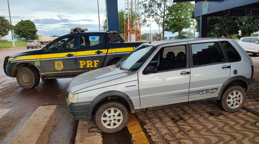 Carro com queixa de furto é recuperado em trabalho conjunto entre PC e PRF 1