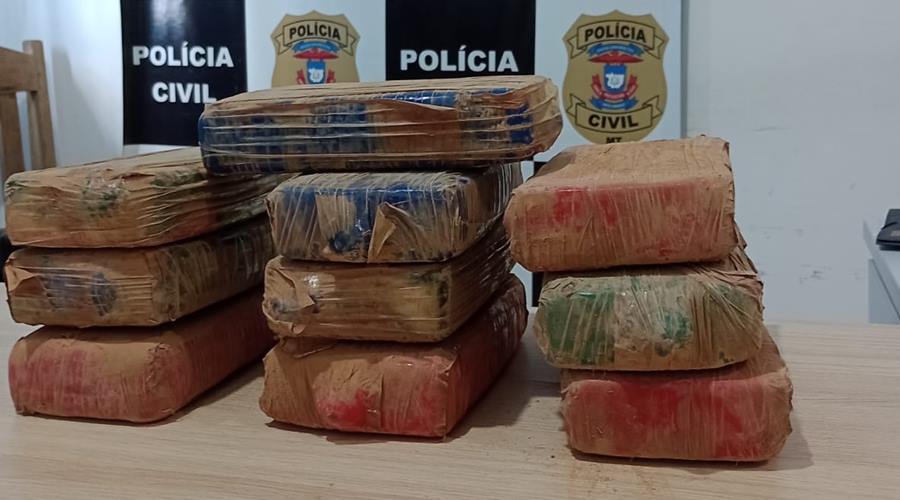 Policiais civis e penais localizam dez tabletes de pasta base em motor de veículo 1