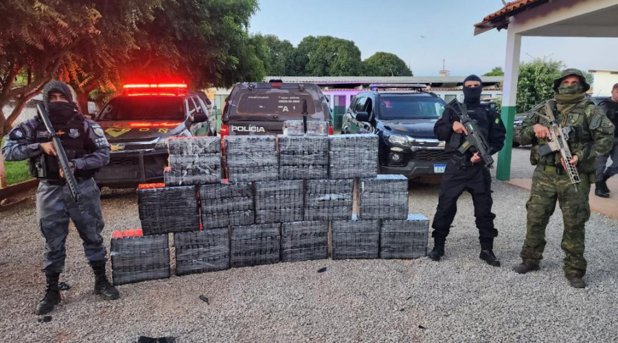 MEIA TONELADA: Forças de segurança apreendem quase 500 quilos de cloridrato de cocaína em Brasnorte 1