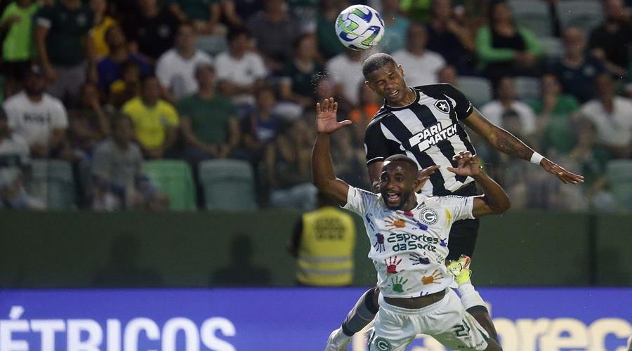 Goiás bate líder Botafogo e deixa zona do rebaixamento do Brasileiro 1