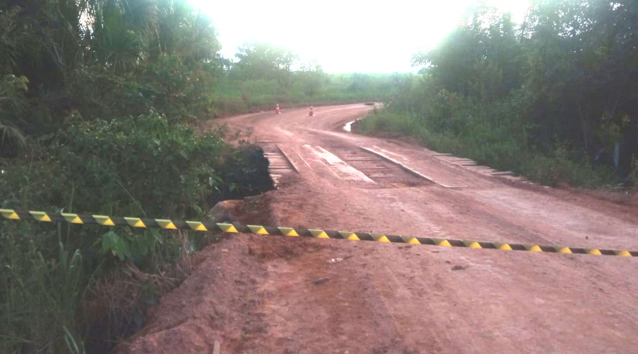 Carro cai de ponte no interior de MT, duas pessoas morrem e uma fica ferida 1