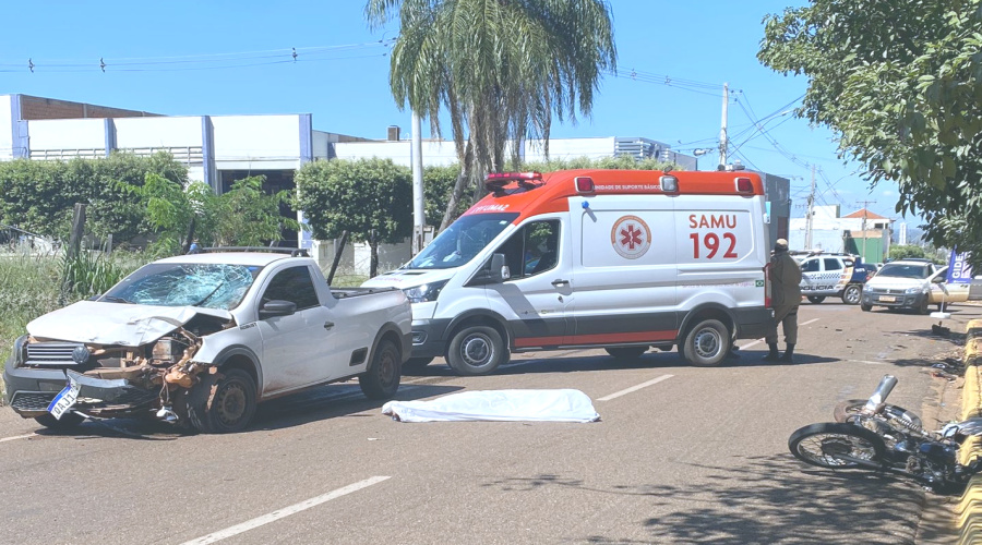 Colisão envolvendo moto e carro causa a morte de mulher em Rondonópolis 1