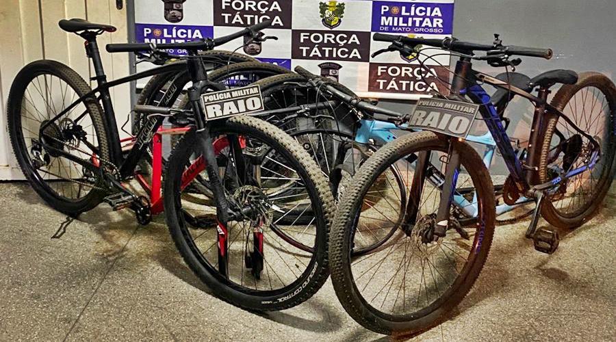 Força Tática com apoio da ARI recupera quatro bicicletas furtadas e prende dois suspeitos 1