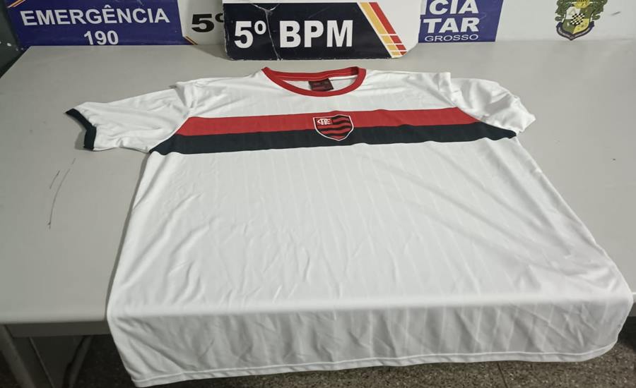 REINCIDENTE: Ladrão furta camiseta do Flamengo em comercio e é preso em flagrante pela PM 1