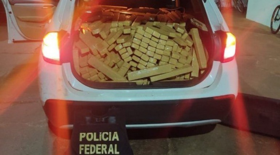 Polícia apreende 800 kg de maconha em carro de luxo em Mato Grosso do Sul 1