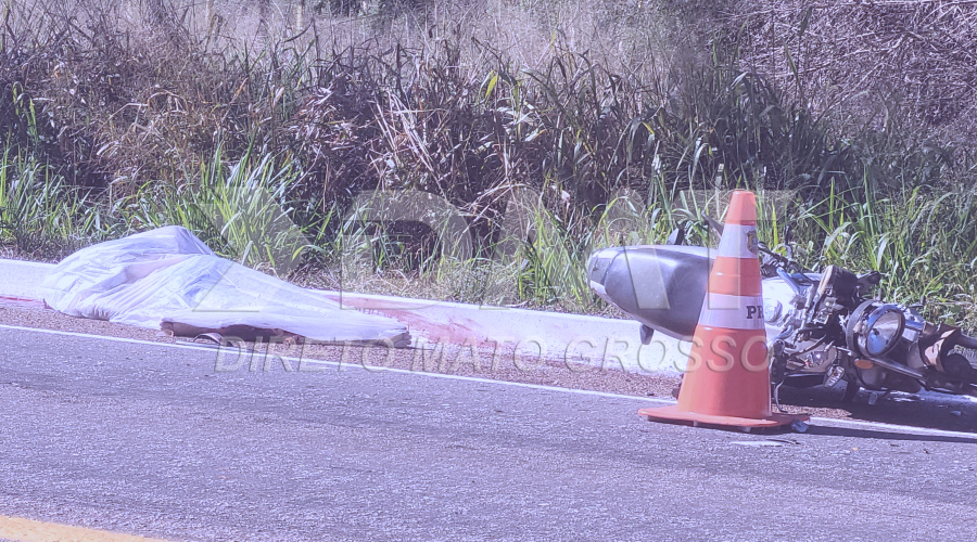 Motociclista morre durante colisão frontal com caminhão na BR 364 em Rondonópolis 1