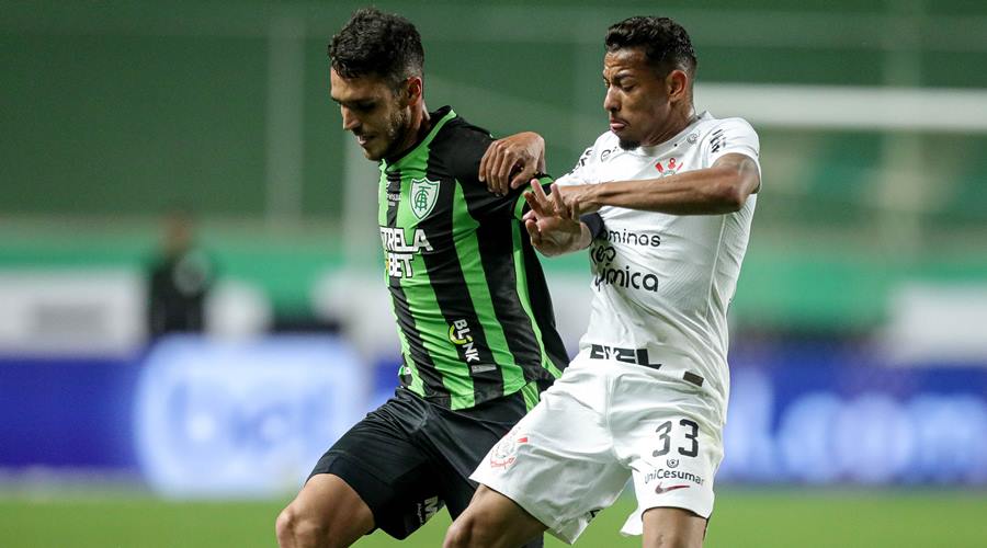 Corinthians pressiona, mas perde para o América-MG e sai atrás na Copa do Brasil 1