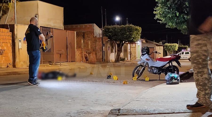 Com cerca de dez tiros homem é executado na madrugada no bairro Carlos Bezerra em Rondonópolis 1