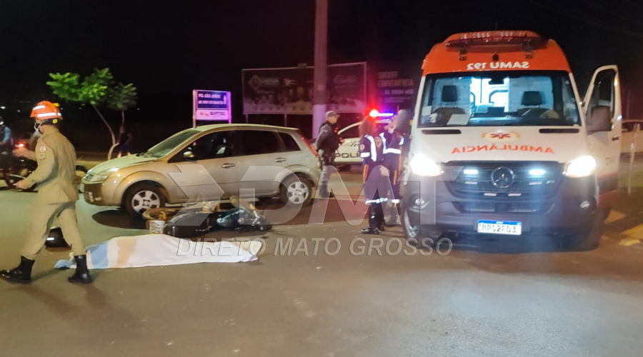 Homem de 48 anos morre após perder o controle de moto e bater em placa de sinalização 1