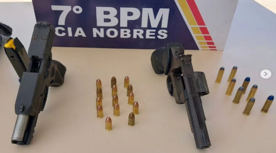 Após tentativa de homicídio, PM prende integrantes de facção criminosa e apreende armas e munições 1