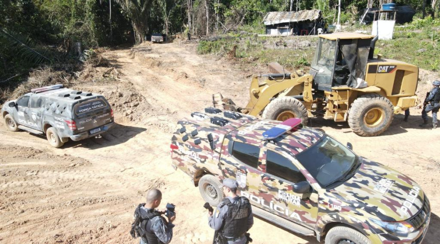 Patrulha Rural prende três homens por exploração em garimpo ilegal e desmate 1