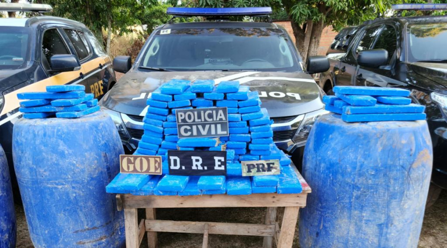 Polícia Civil apreende 107 tabletes de maconha em operação no bairro Sol Nascente em Cuiabá 1