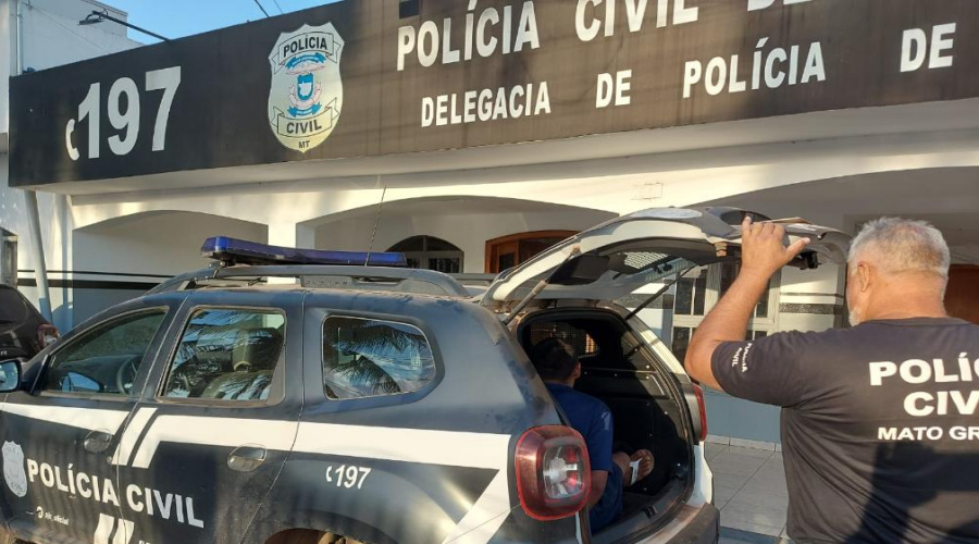 Polícia Civil cumpre mandado de prisão preventiva contra autor de homicídio em Nobres 1