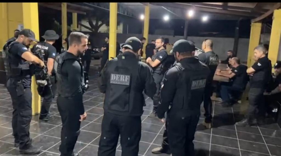 Polícia Civil prende oito pessoas durante operação de combate ao tráfico e roubos em Sinop 1