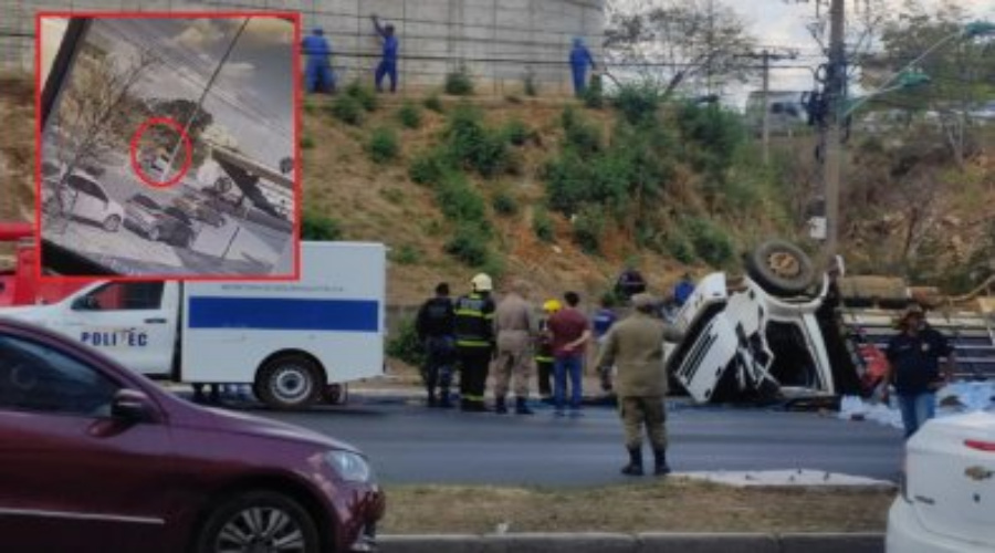 Motorista perde controle de caminhão, tomba e morre preso as ferragens na capital Cuiabá 1