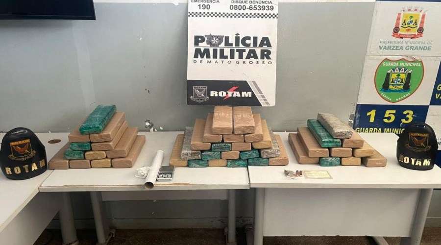 Rotam prende homem com 42 tabletes de maconha em Várzea Grande 1