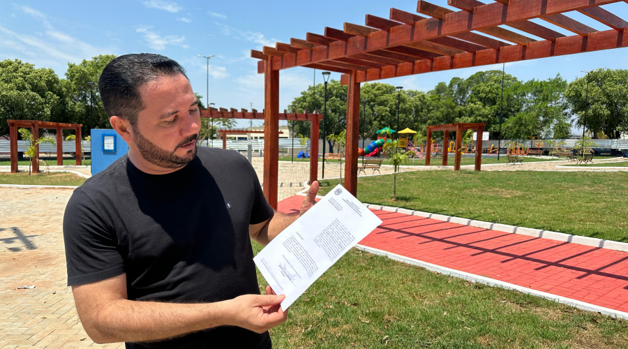 PRAÇA PADRE JOÃO PAULO NOLLI, vereador Investigador Gerson tem indicação atendida e praça do Conjunto São Jose II, levará o nome do pároco 1