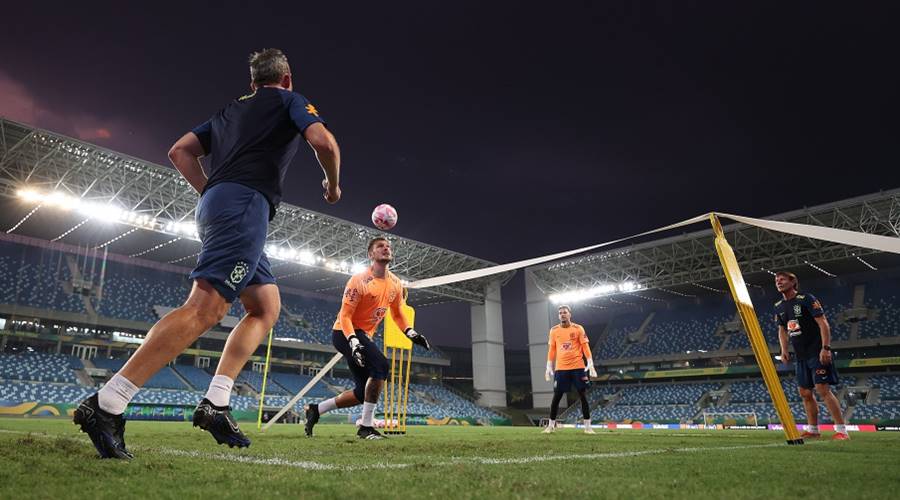 Treinos da Seleção Brasileira de Futebol na Arena Pantanal serão fechados 1