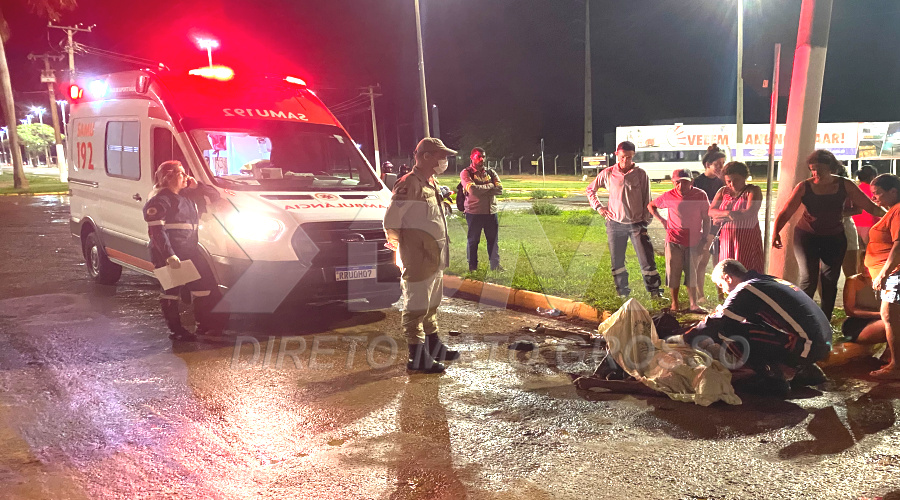 Idoso de 86 anos morador do Alfredo de Castro perde a vida ao ser atropelado por moto enfrente ao Parque de Exposições 1