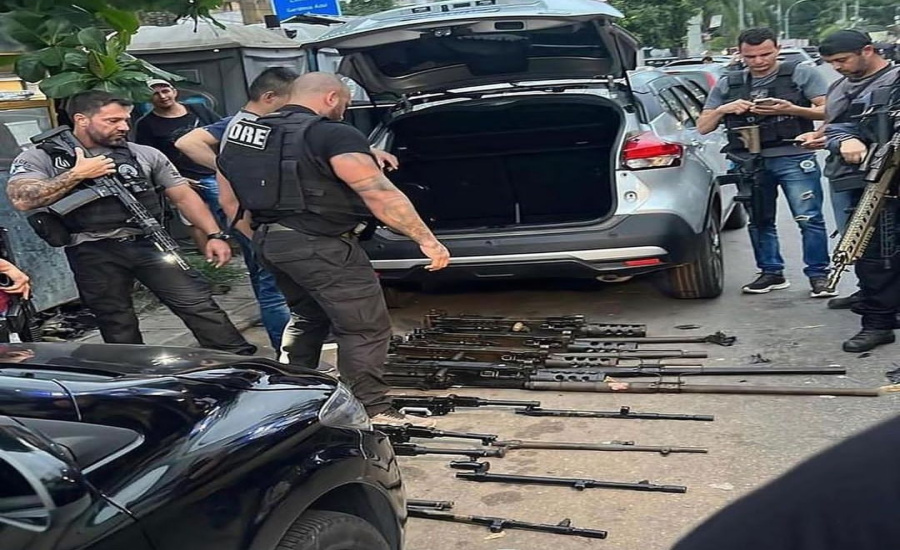 Oito armas furtadas do Exército em São Paulo são apreendidas no Rio 1