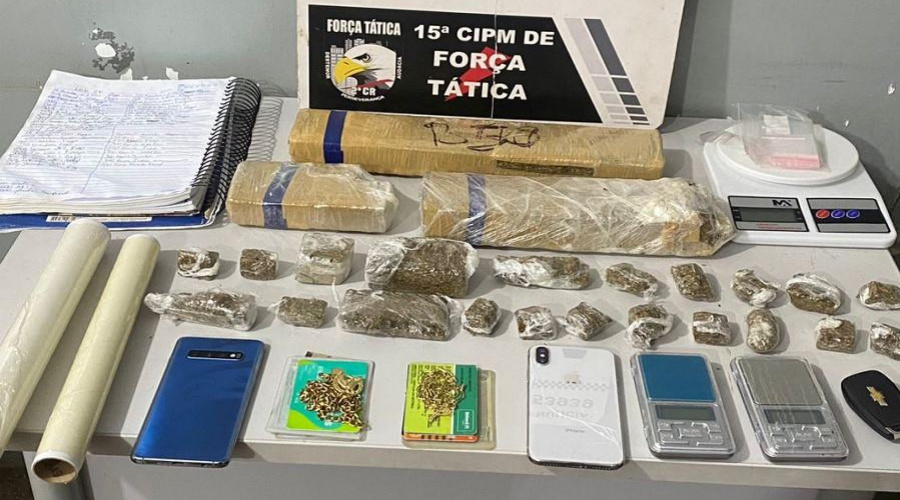 Dois são presos e adolescente apreendida por tráfico de drogas em Várzea Grande 1