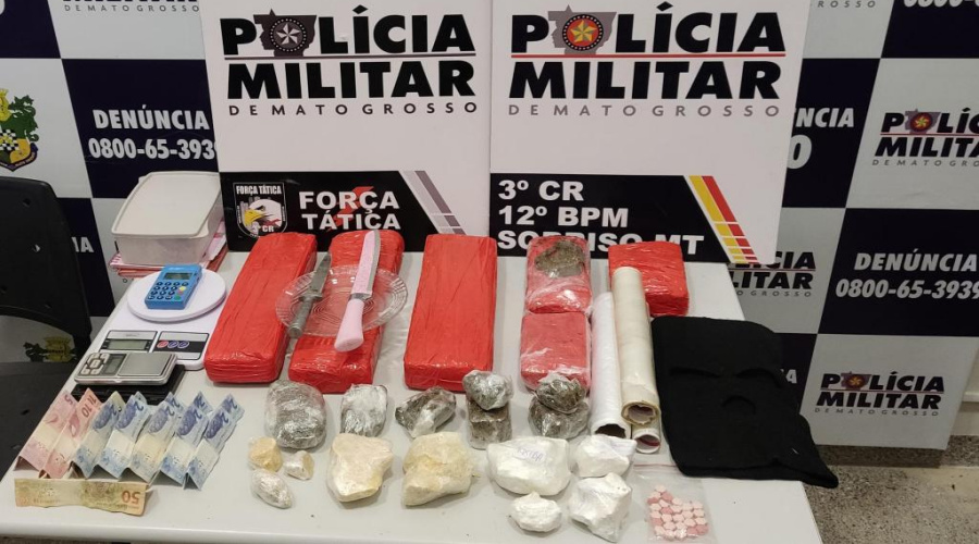 PM prende seis integrantes de organização criminosa por tráfico de drogas em Sorriso 1