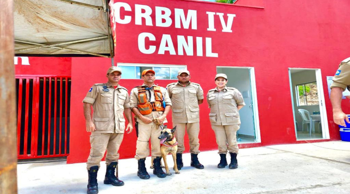 Corpo de Bombeiros de MT inaugura canil e homenageia cão que morreu durante operação 1