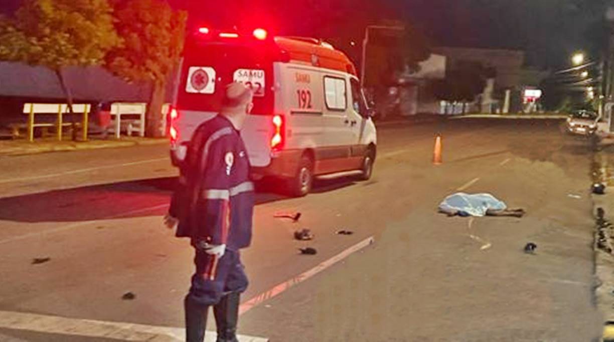 Motorista com caminhonete na contramão no centro de Rondonópolis mata motociclista e foge 1