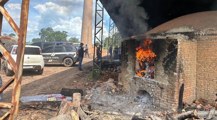 Cerca de 160 quilos de entorpecentes são incinerados pela Polícia Civil em Confresa 1