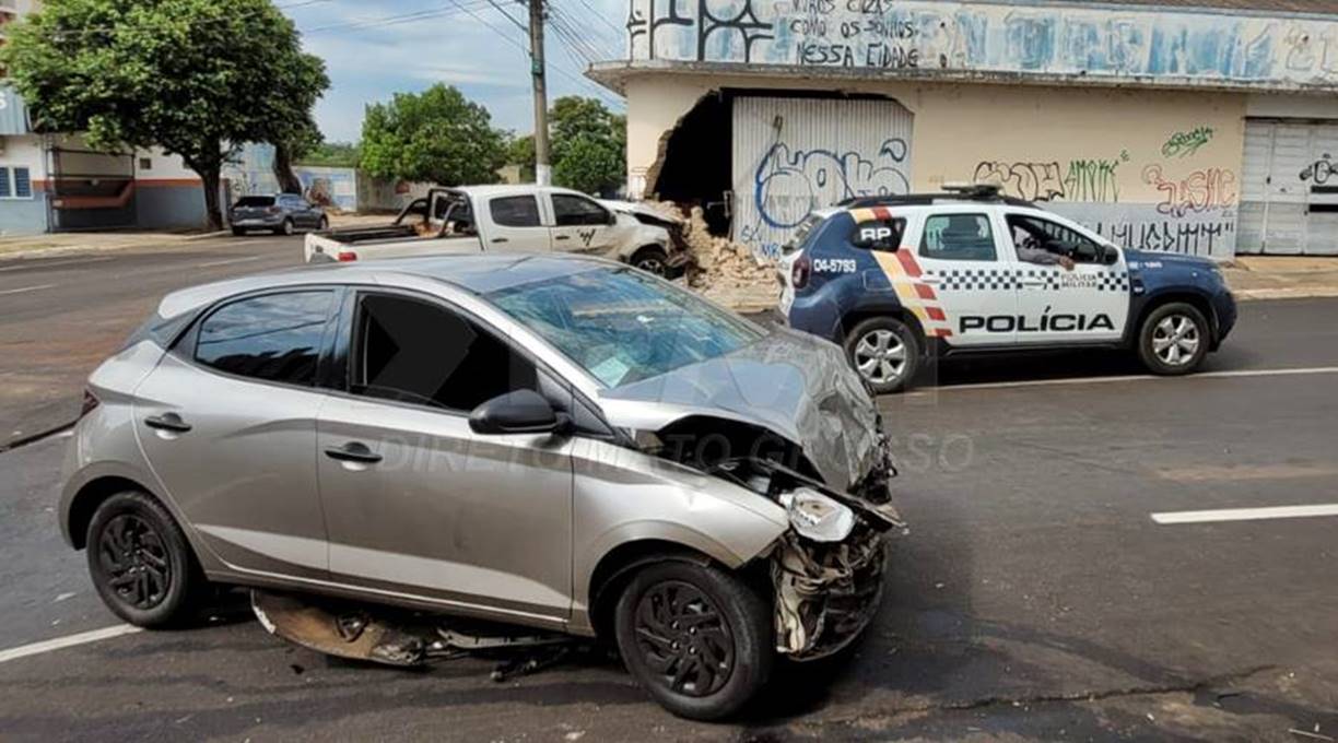 Motorista com S10 invade preferencial e causa colisão de alto impacto no centro de Rondonópolis 1