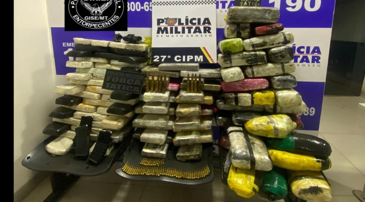 Motorista é preso pela PM transportando tabletes de drogas em tanque falso de caminhão 1