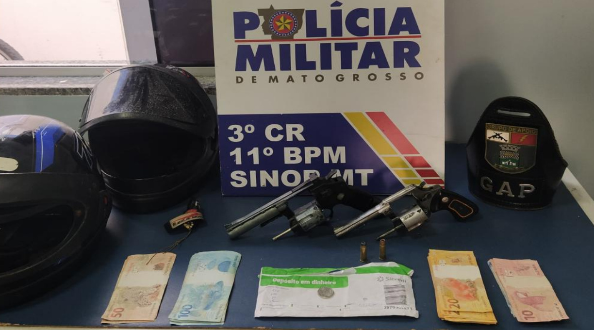 Polícia Militar frustra tentativa de roubo, liberta vítimas mantidas reféns e prende dupla em flagrante 1