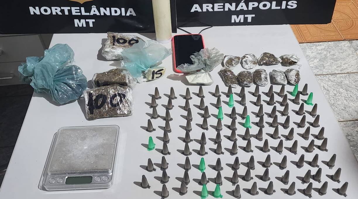 Polícia Civil desarticula ponto de distribuição de drogas em Nortelândia e Arenápolis 1