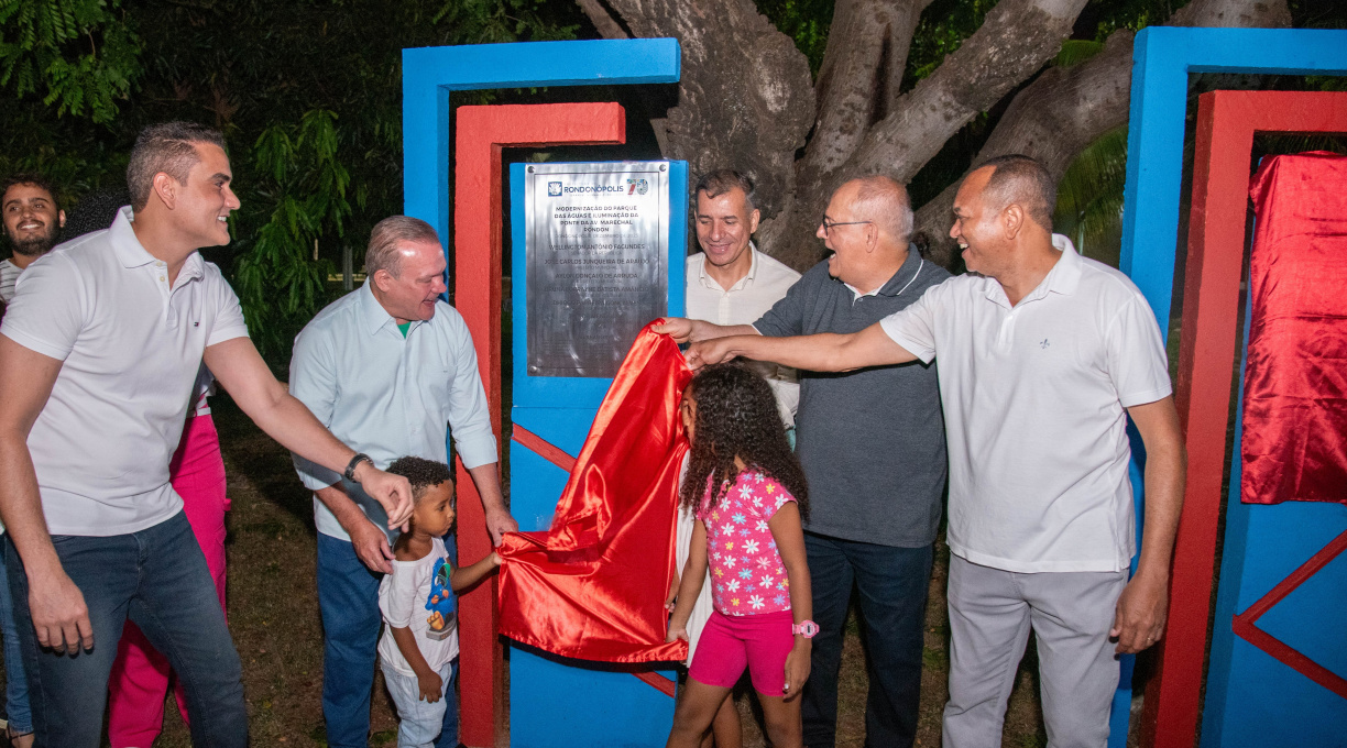 Prefeito inaugura obras de revitalização do Parque das Águas 1