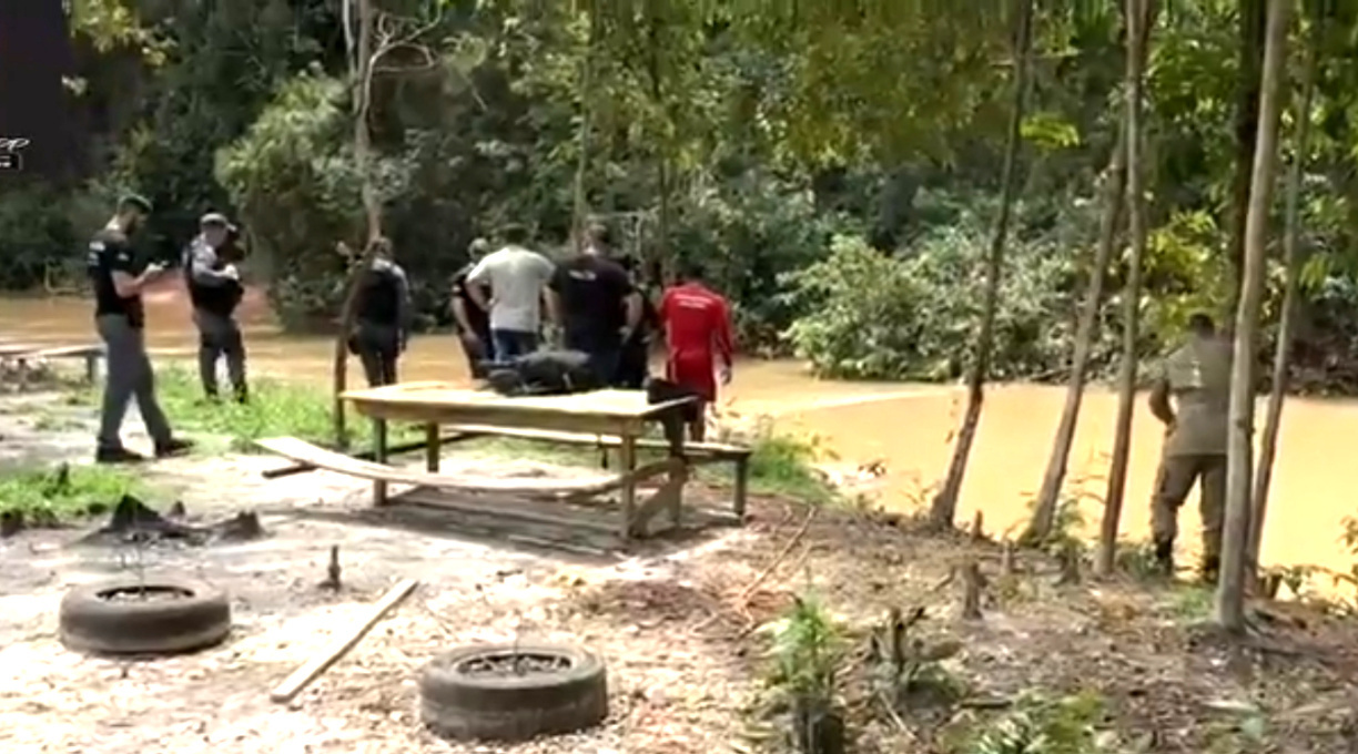 Com tiro na nuca e pés e mãos amarrados, corpo de homem é encontrado em rio, por pastor e crianças 1