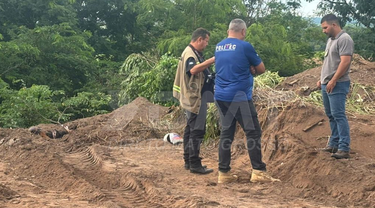 Cadáver com sinais de execução é localizado por trabalhadores na Gleba Rio Vermelho em Rondonópolis 1