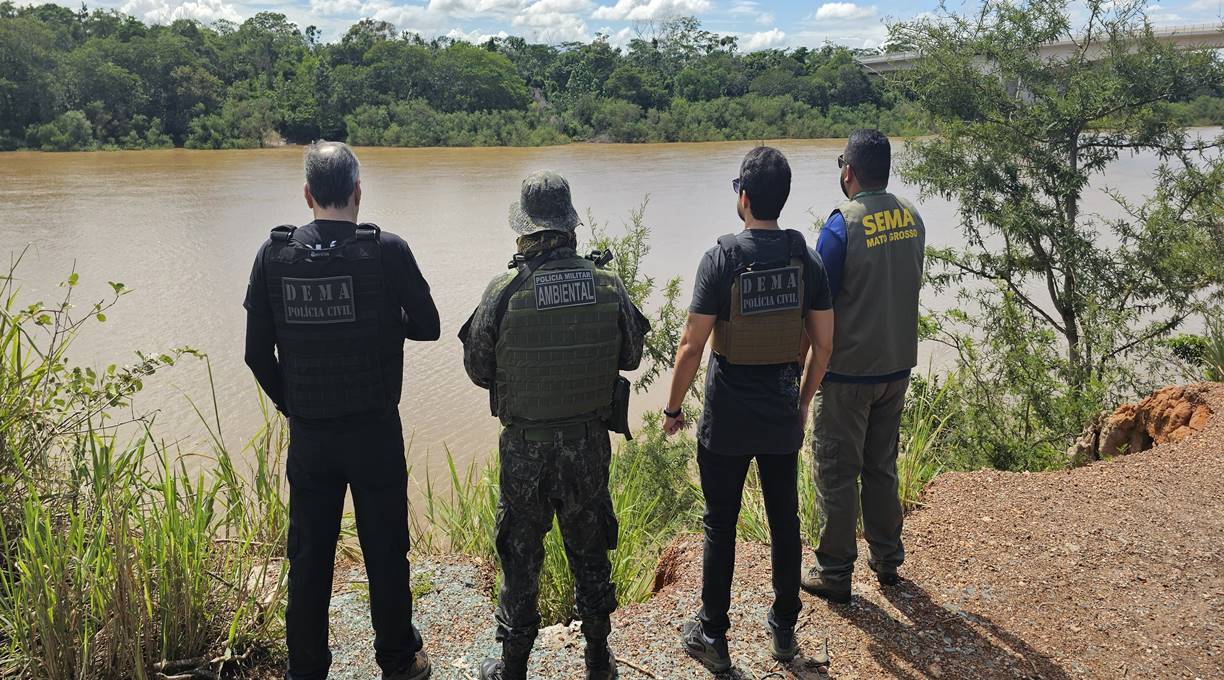 Órgãos de proteção ao meio ambiente deflagram operação para apurar descarte ilegal às margens do Rio Cuiabá 1