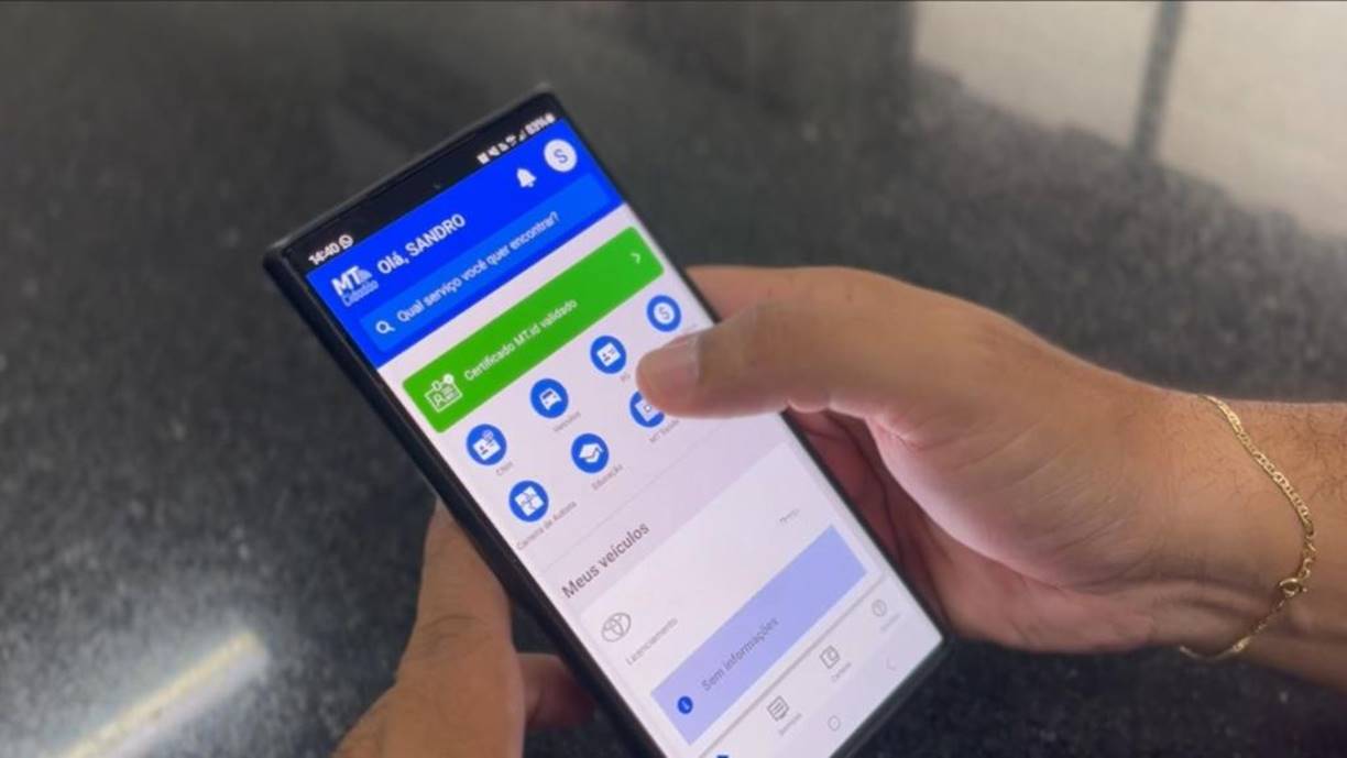 Transferência de propriedade de veículos já pode ser realizada pelo aplicativo MT Cidadão 1
