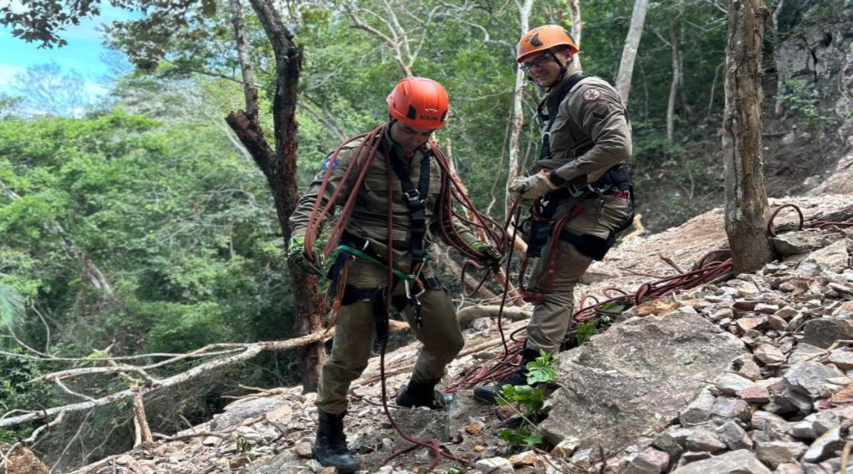 Corpo de Bombeiros resgata vítima em área de difícil acesso em Pontes e Lacerda 1