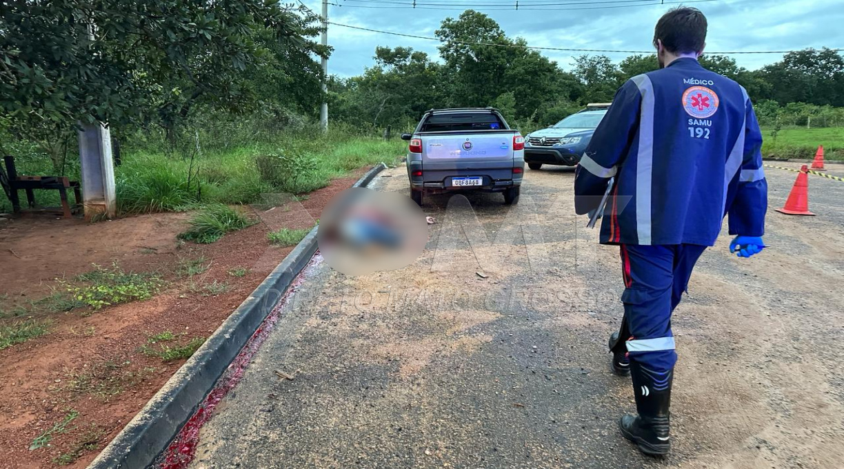 Com tiros de pistola, homem é executado em rua do bairro Maria Amélia em Rondonópolis 1