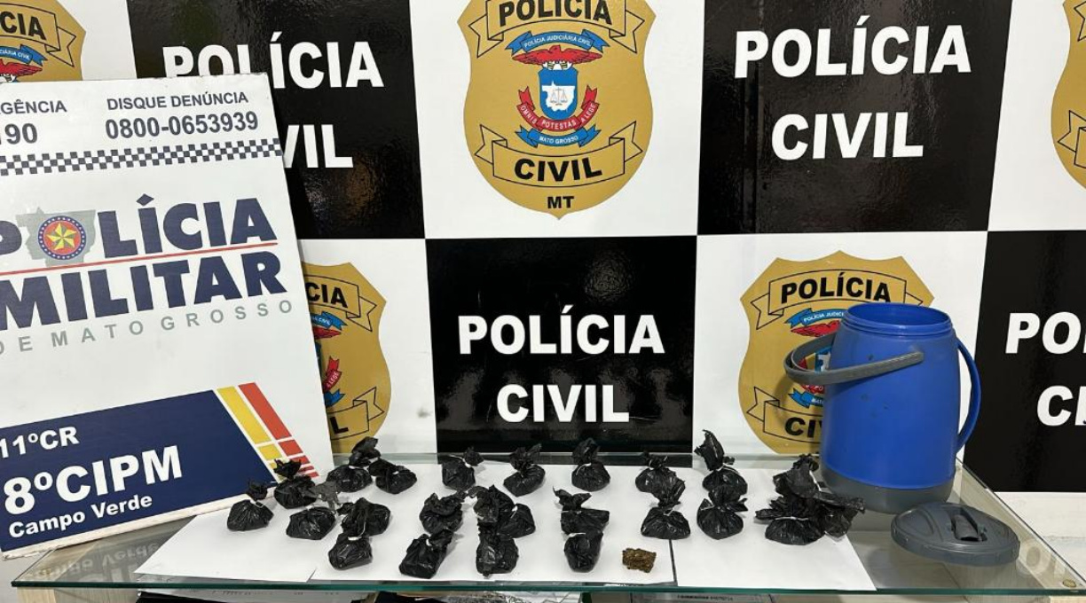 Ao apurar denúncia de violência doméstica, Polícia Civil prende suspeito por tráfico de drogas 1