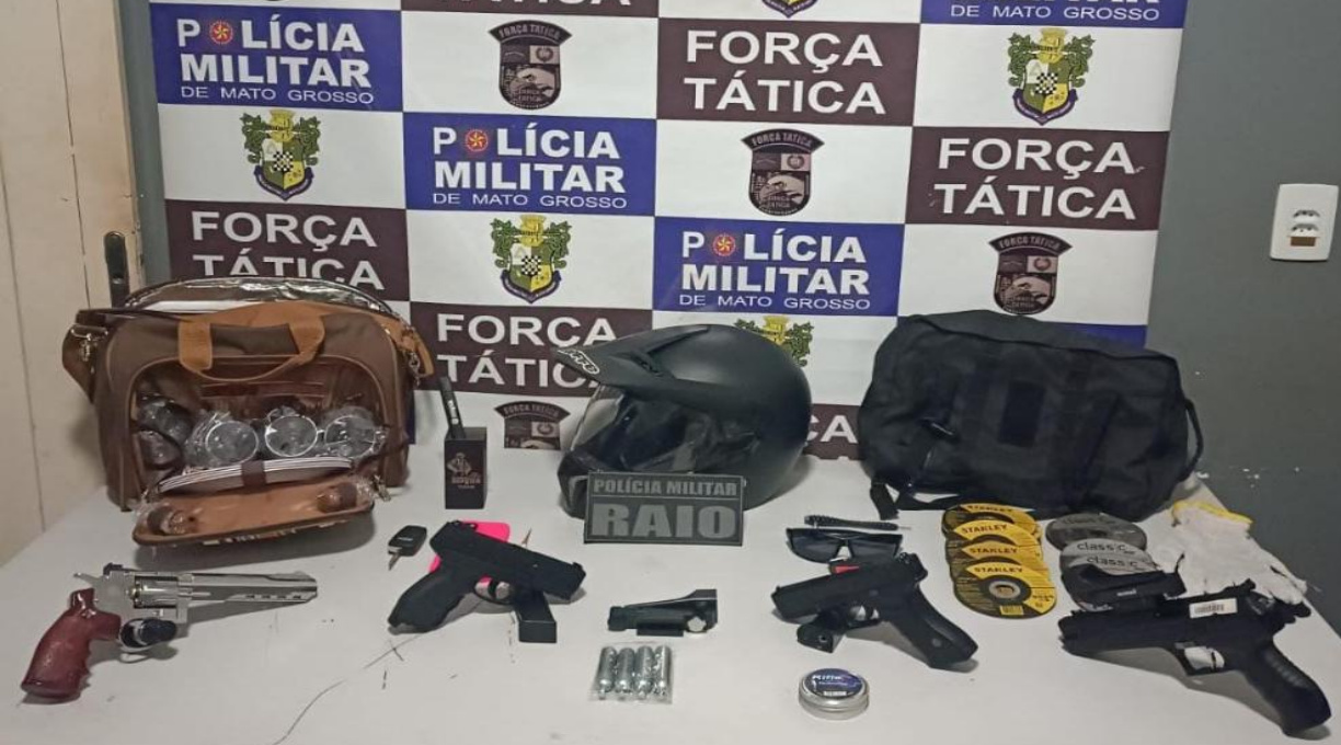 Força Tática encontra casal suspeito de furto em loja de artigos militares; homem consegue fugir e mulher é presa 1